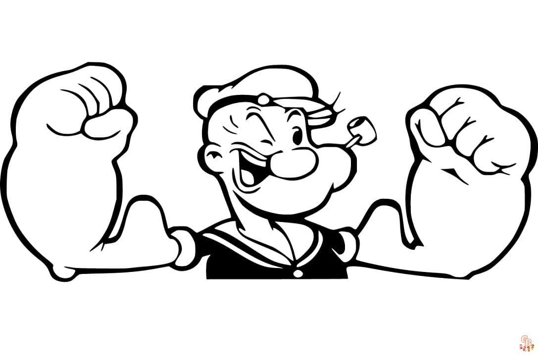 Popeye Coloring Pages 6