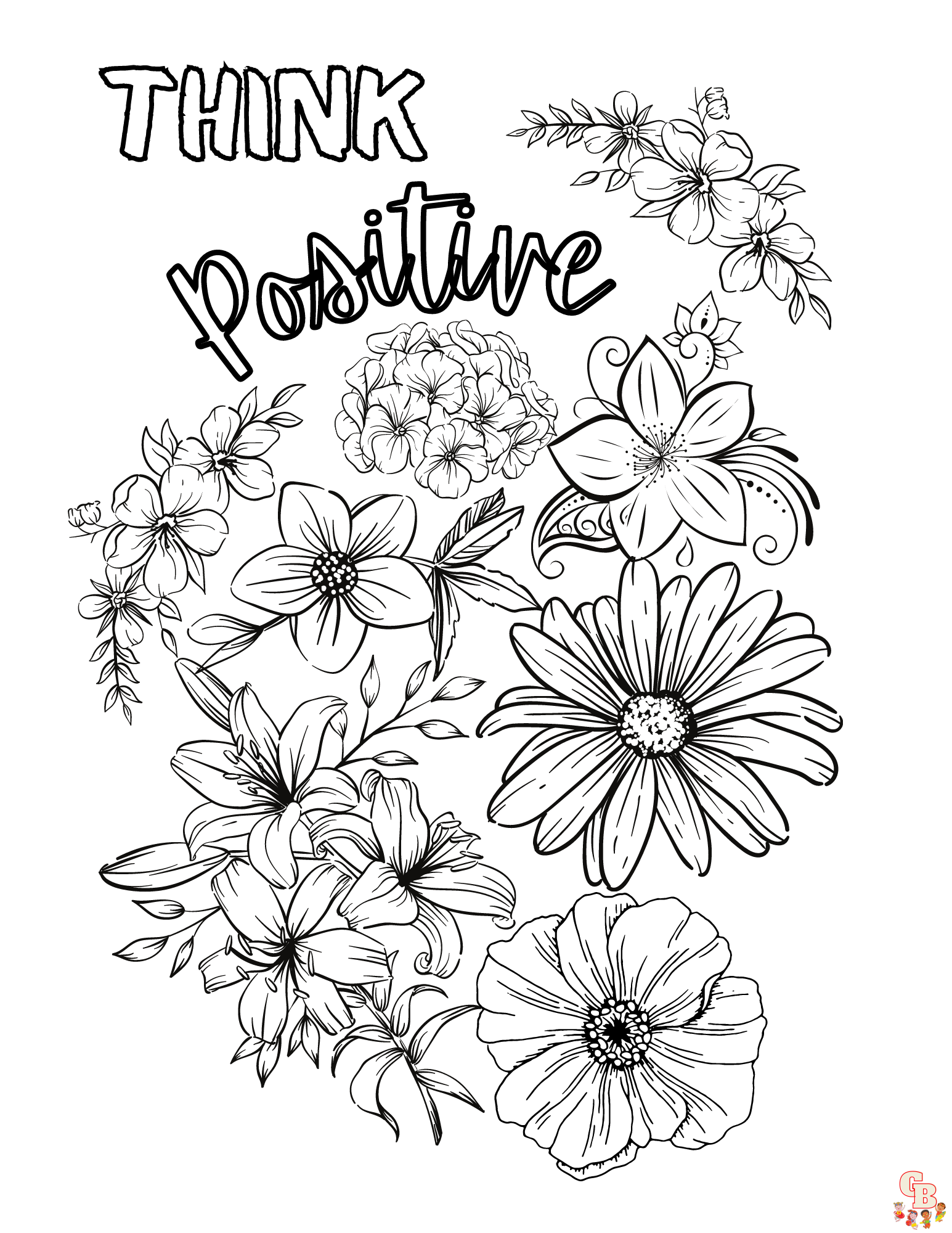 Positive Coloring Pages 1