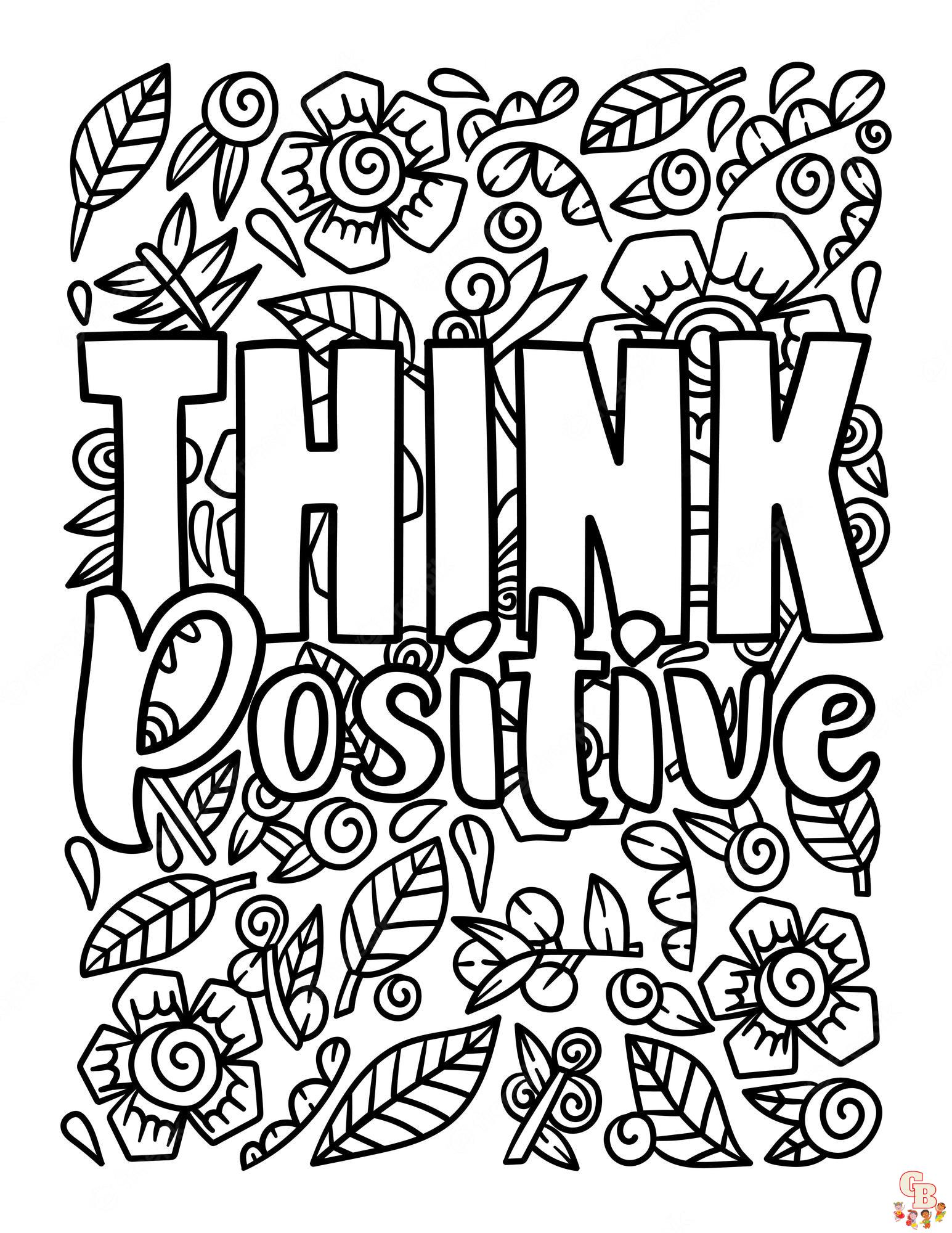 Positive Coloring Pages 2