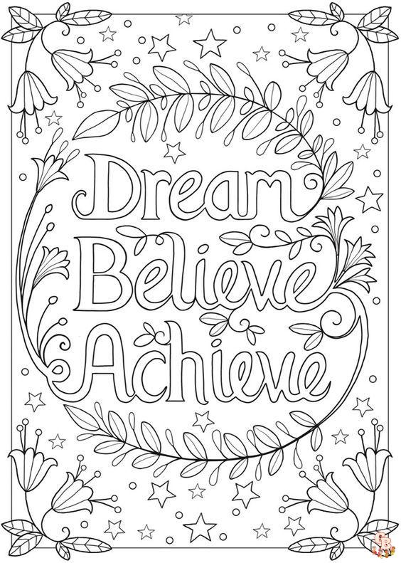 Positive Coloring Pages 4