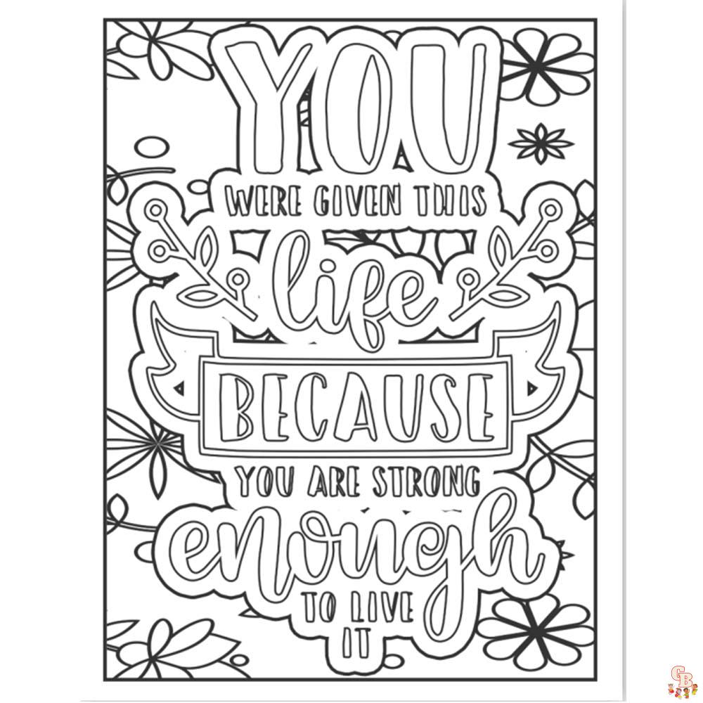 Positive Coloring Pages 7