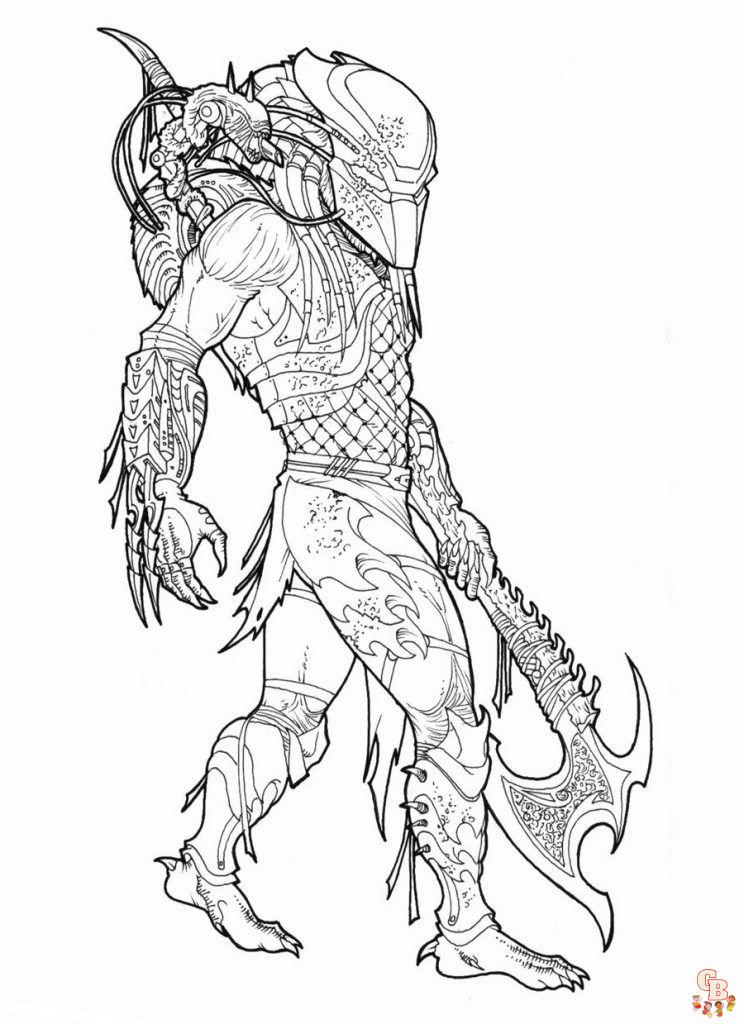 Predator Coloring Pages