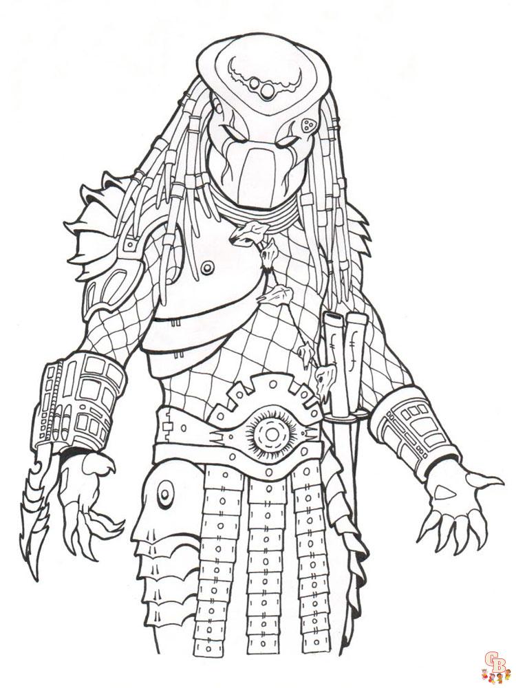 Predator Coloring Pages