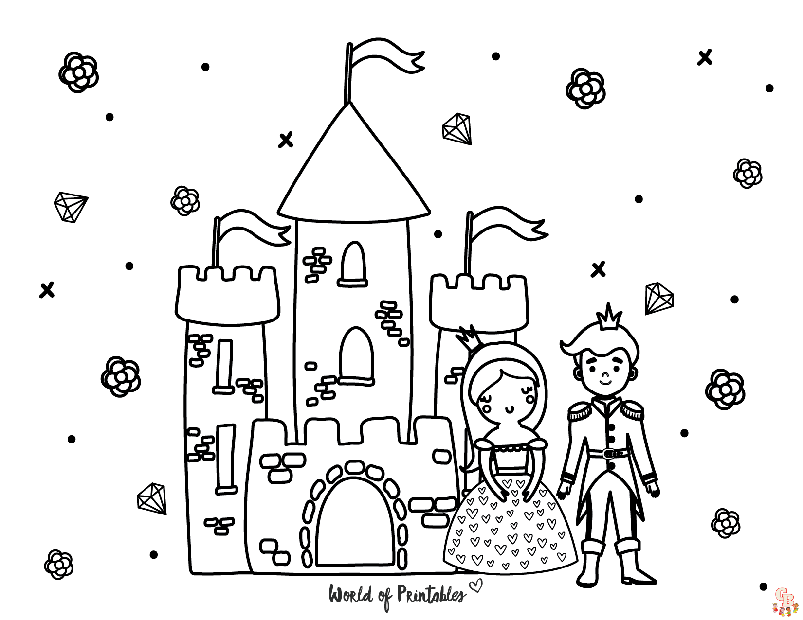 Princesa para colorir - Jogos para meninas : princesas, castelos e