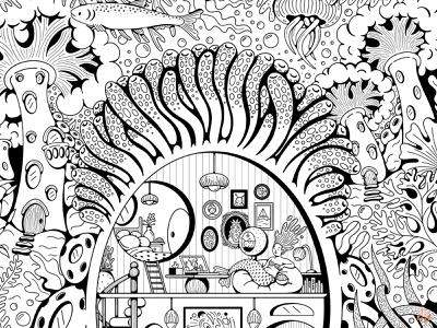 Procreate Coloring Pages 1