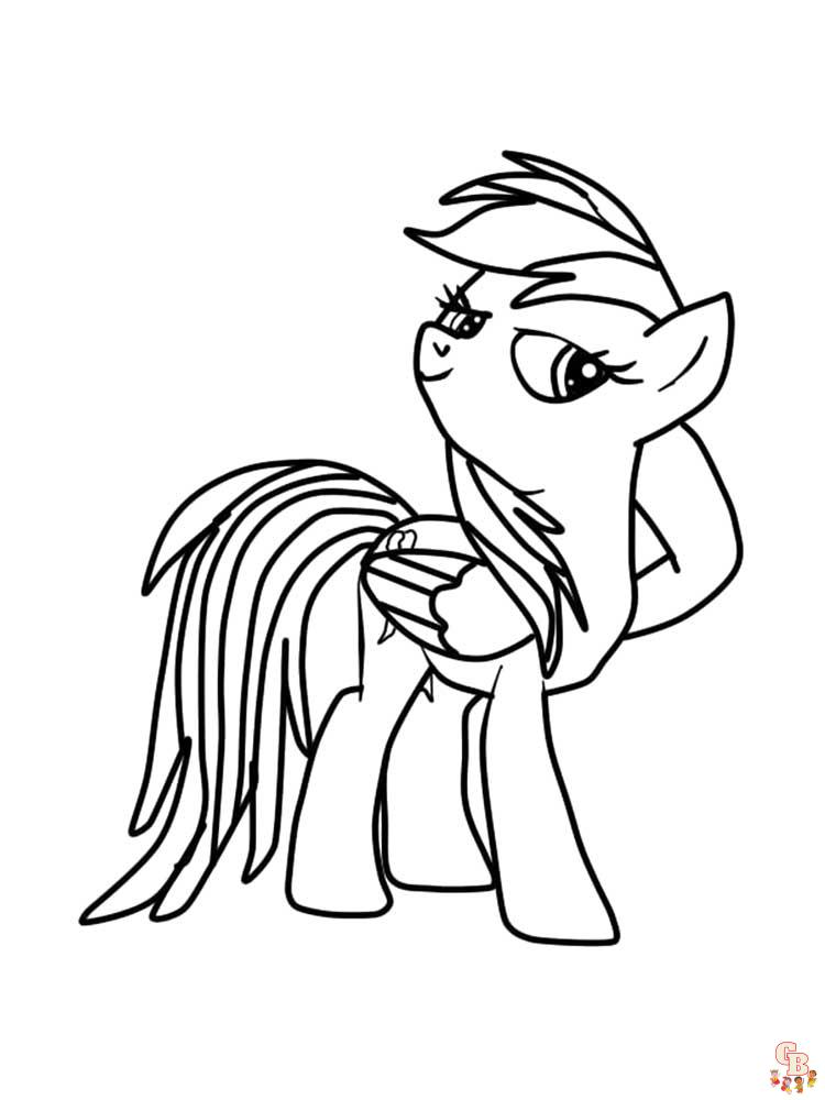 Rainbow Dash Coloring Pages 30