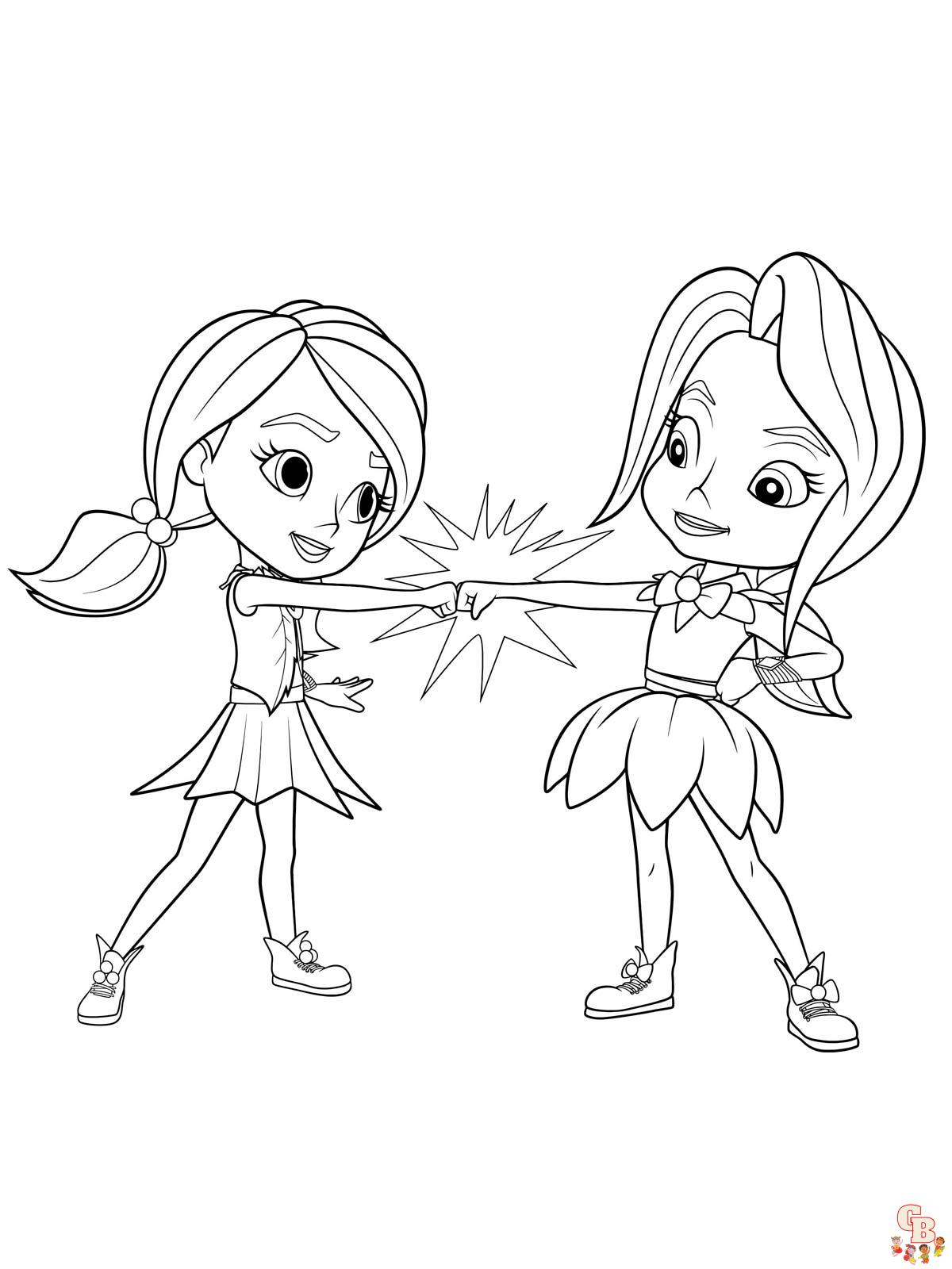 Rainbow Rangers Coloring Pages 11