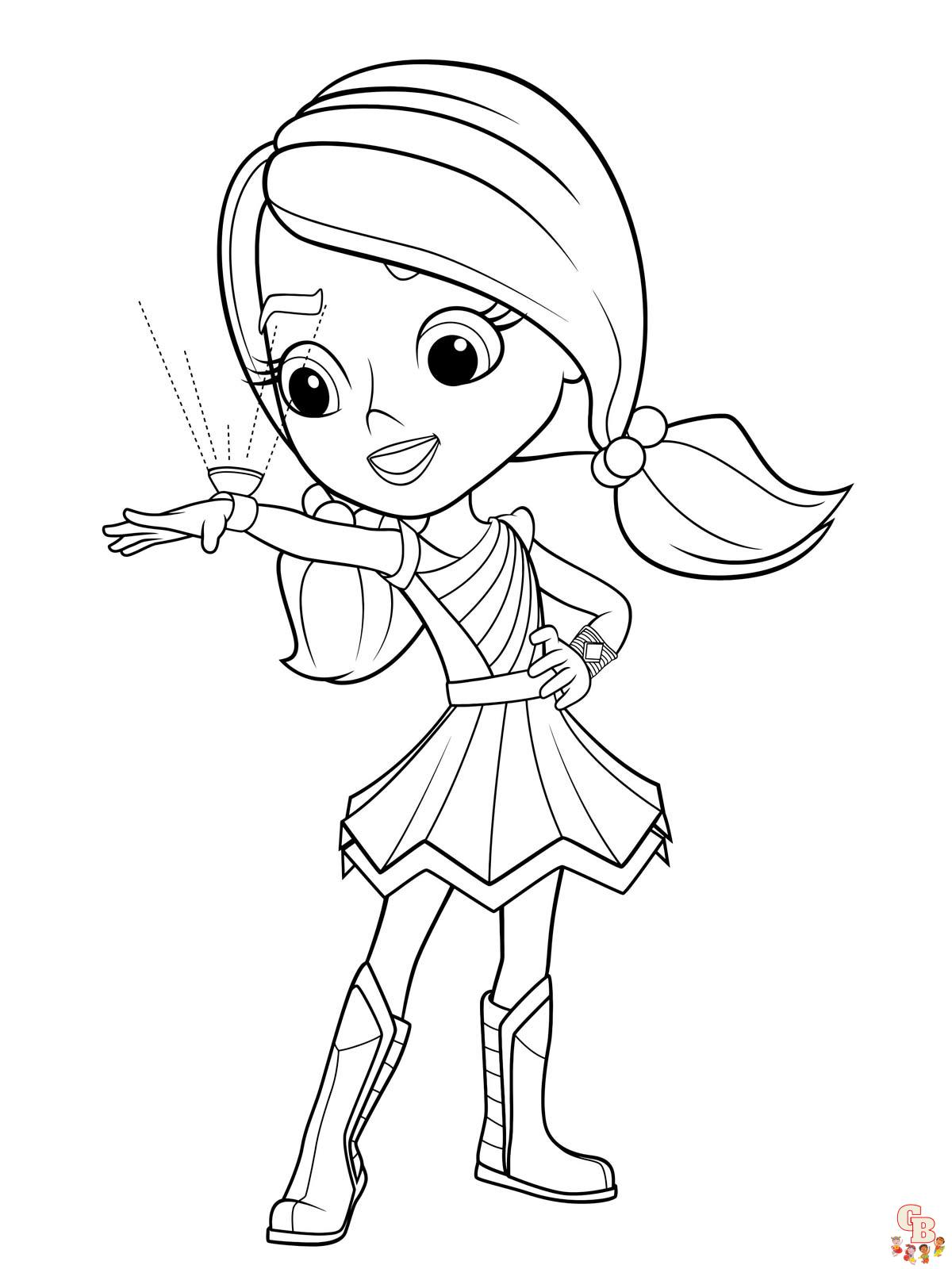 Rainbow Rangers Coloring Pages 12