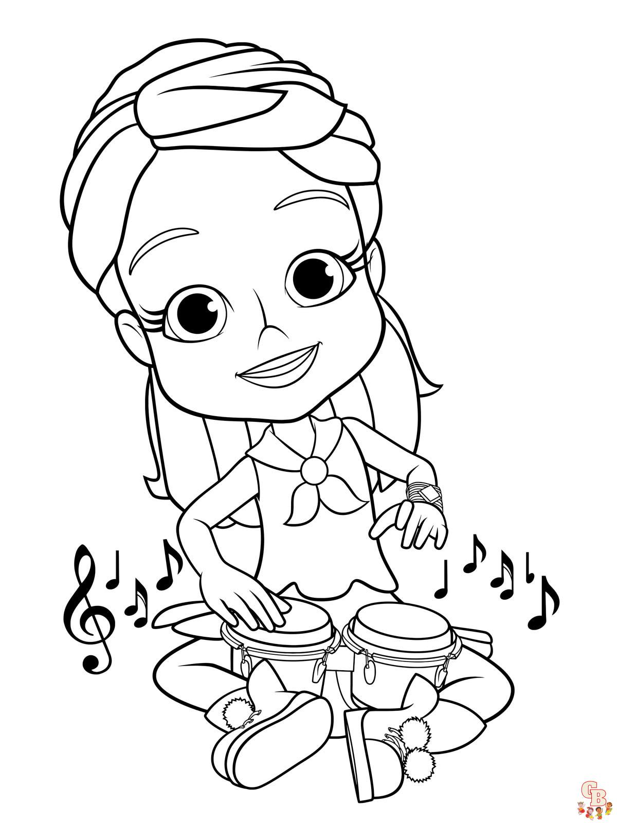 Rainbow Rangers Coloring Pages 16