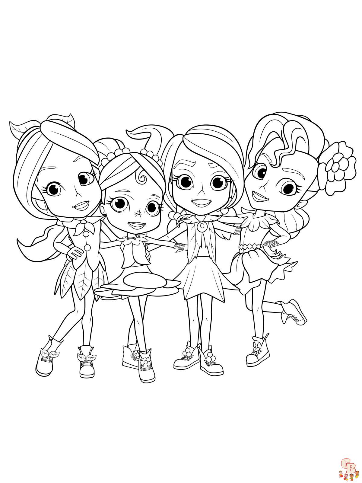 Rainbow Rangers Coloring Pages 18