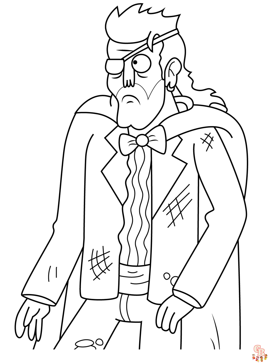 regular show characters coloring pages