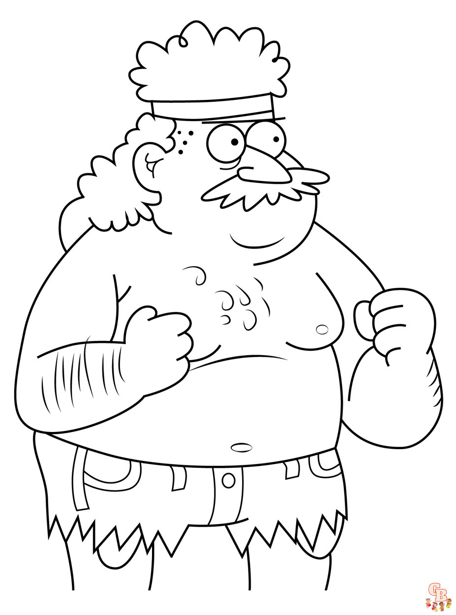 Regular Show Coloring Pages 5