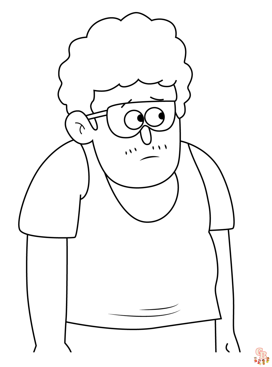 Regular Show Coloring Pages 6