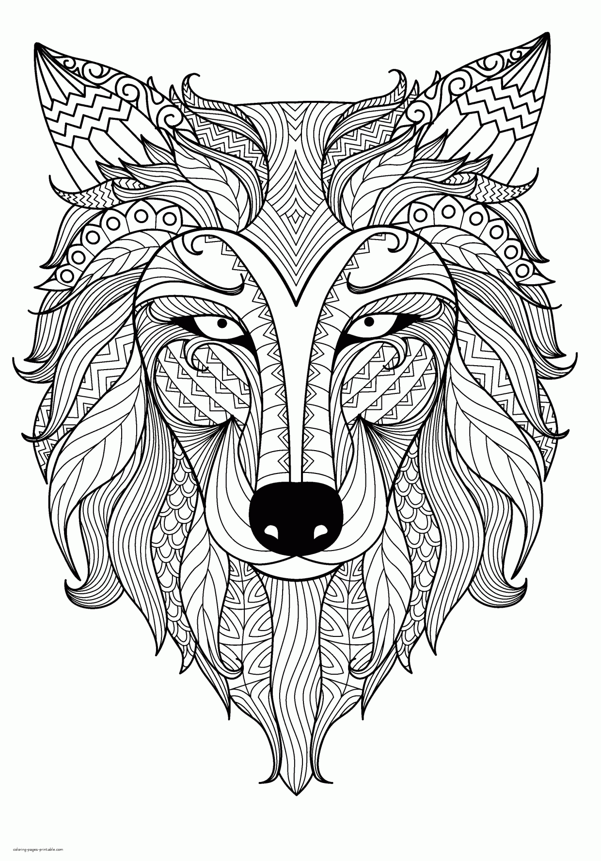 Relaxing Coloring Pages