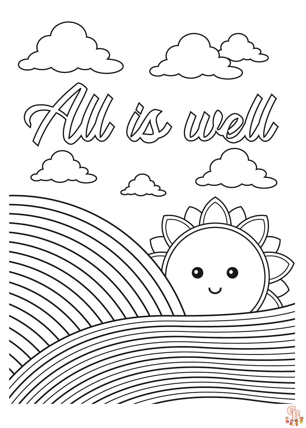 Relaxing Coloring Pages 5