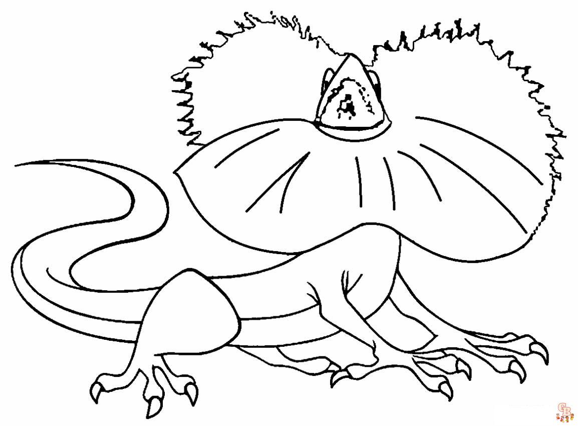 Reptile Coloring Pages 1
