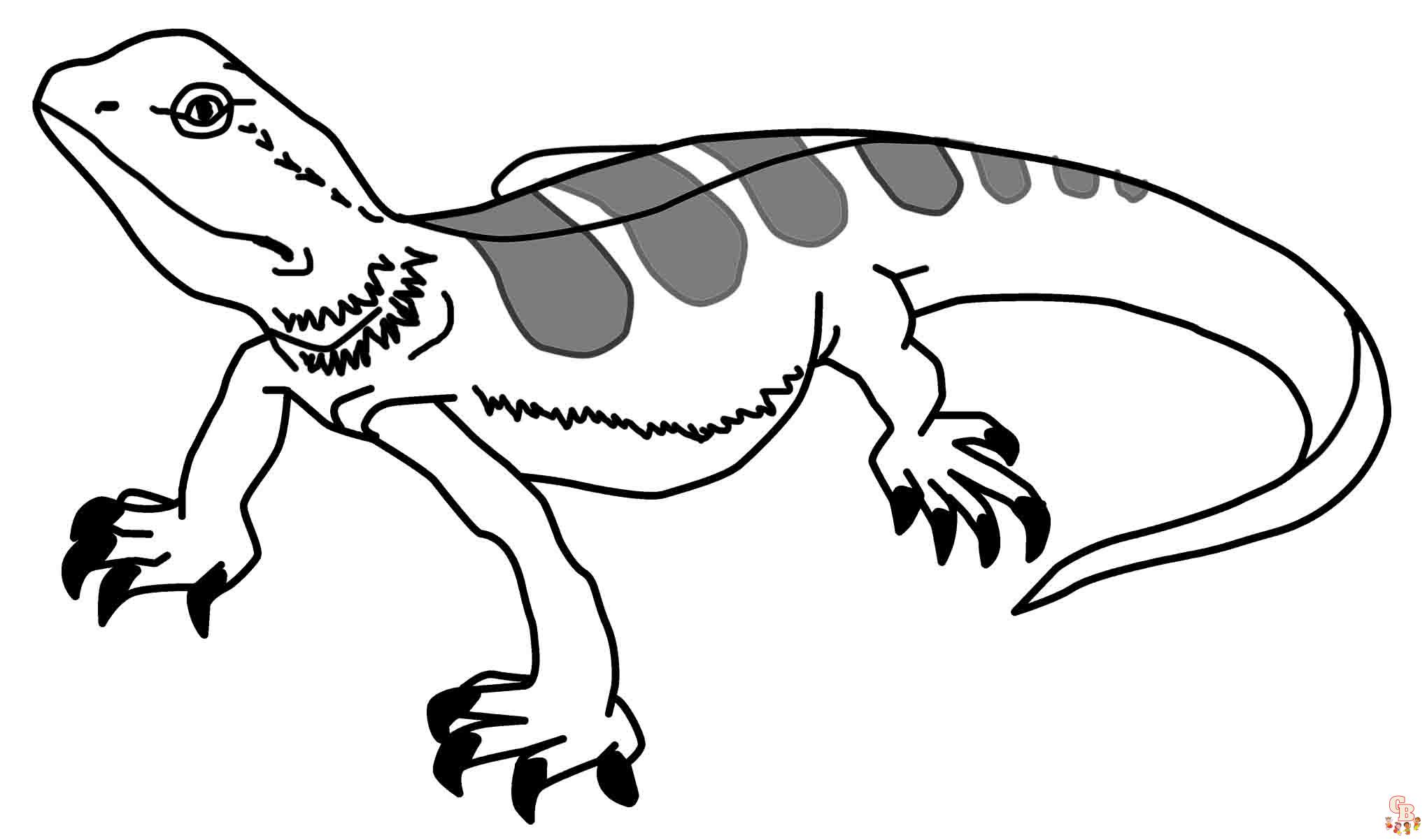 Reptile Coloring Pages 2