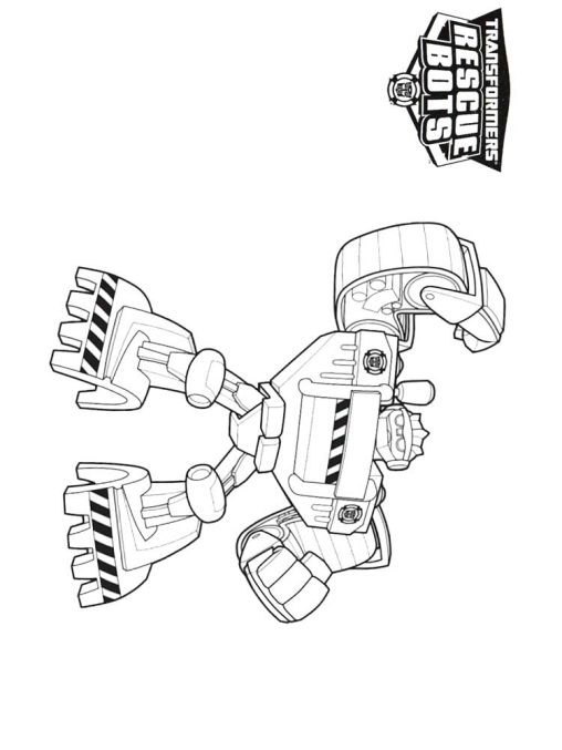 Rescue Bots Coloring Pages Free Printable and Easy to Color