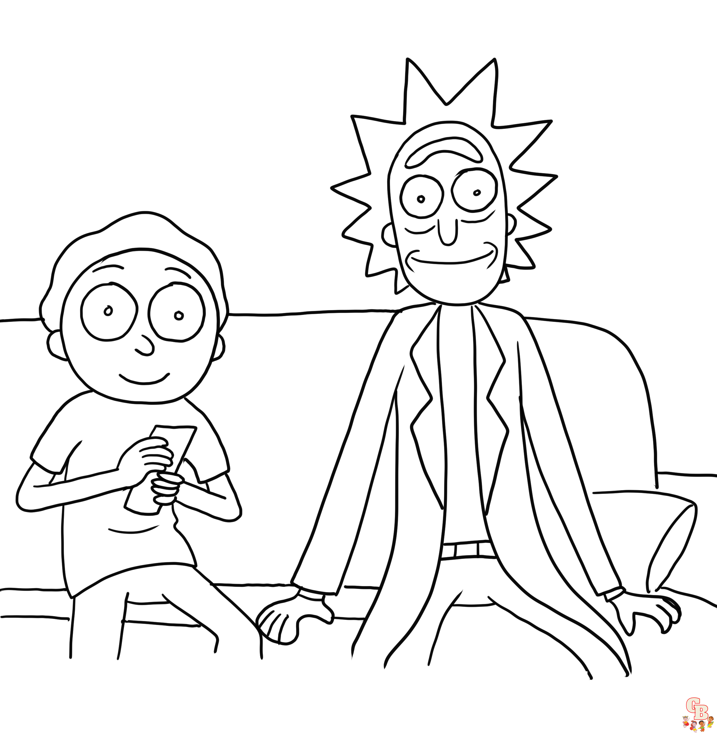 Rick and Morty Coloring Pages 2