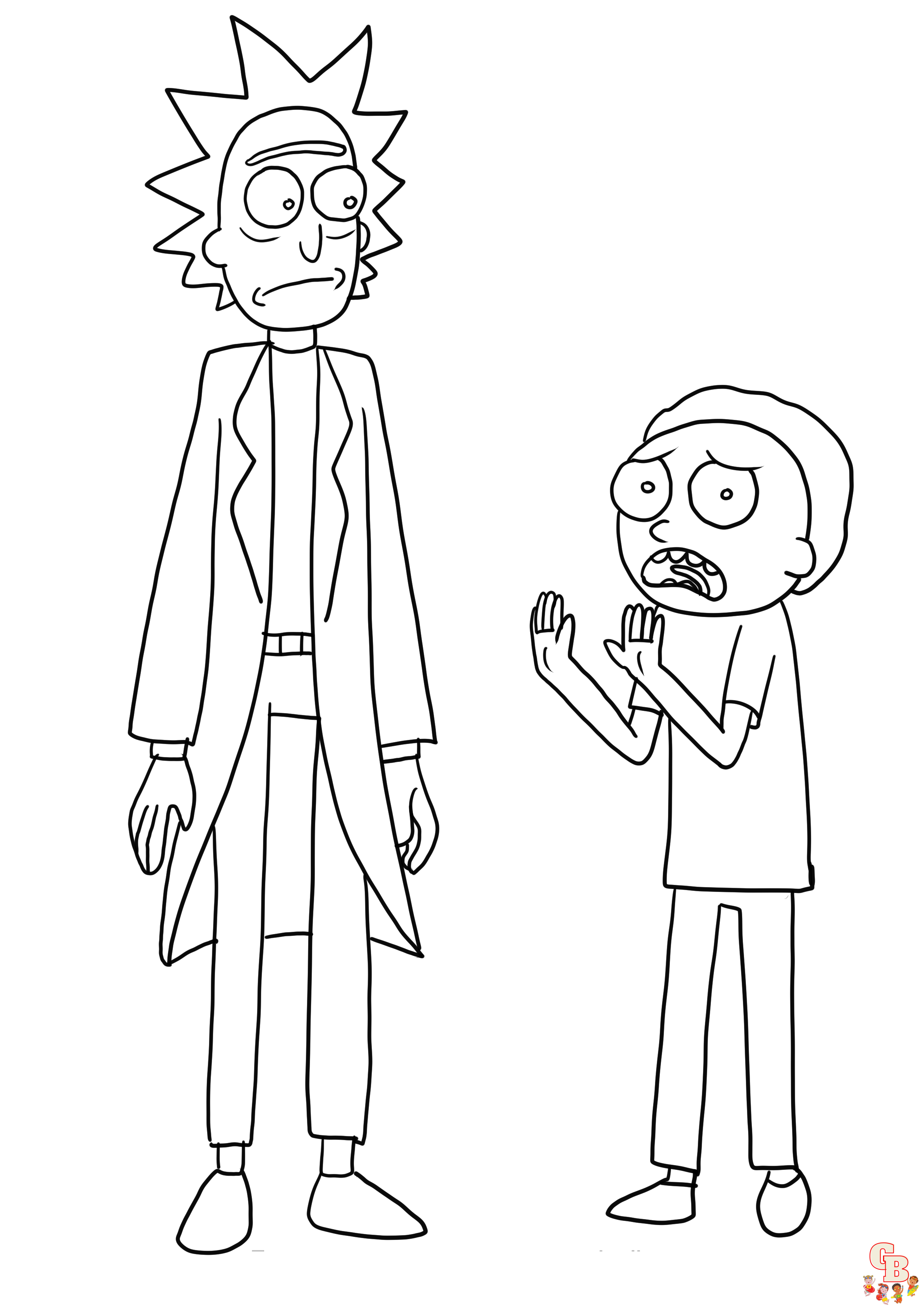 Rick and Morty Coloring Pages 3
