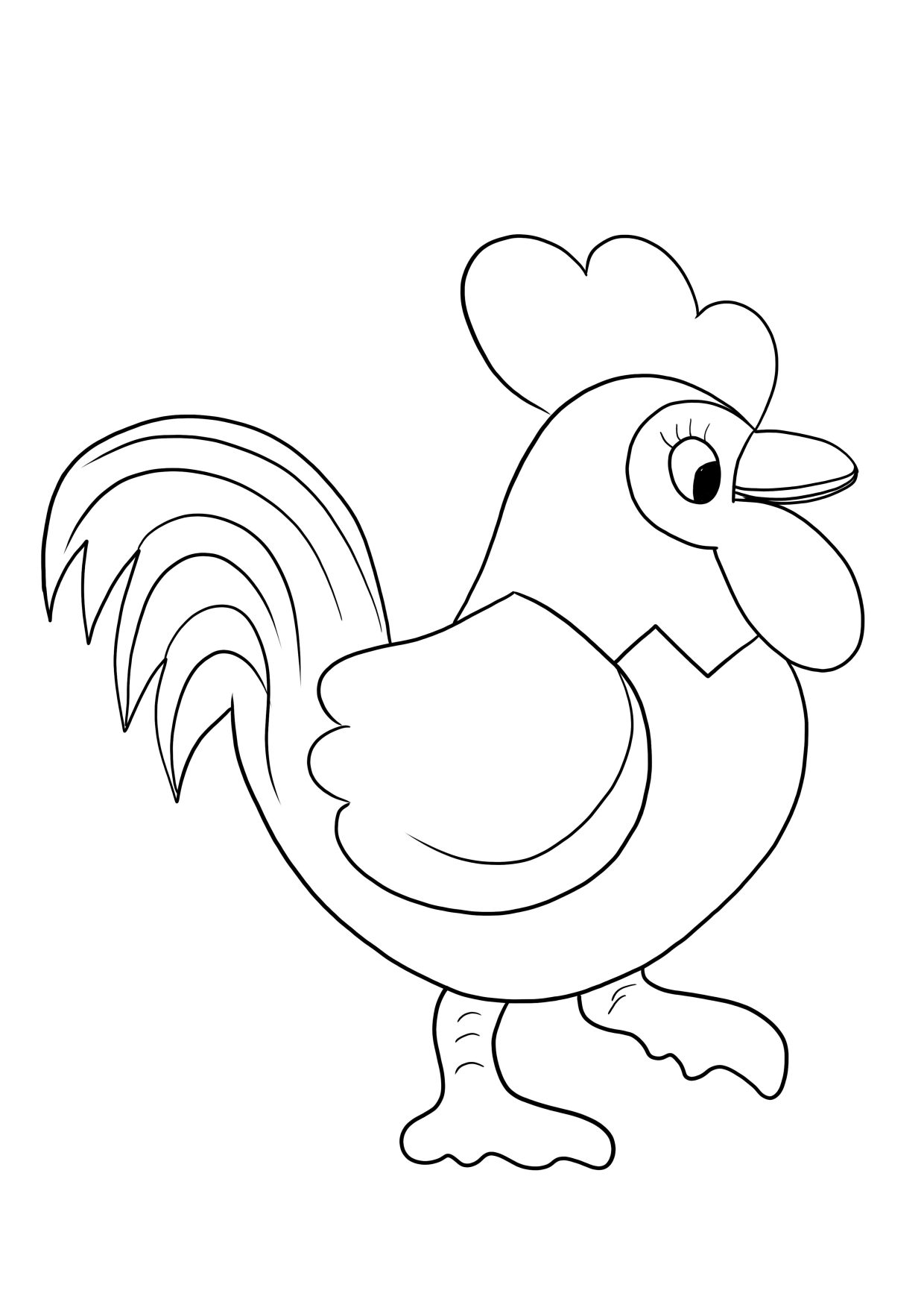 Rooster Coloring Pages: Free Printable Sheets for Kids