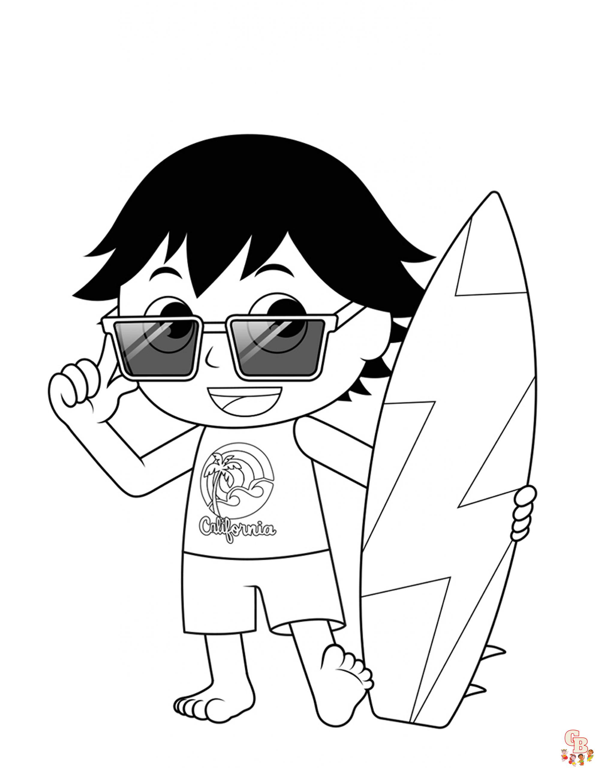 Ryans World Coloring Pages 6