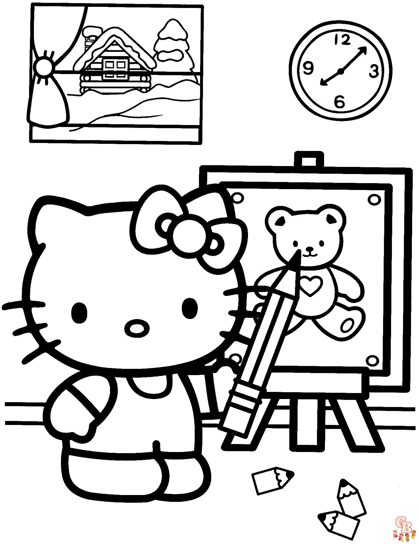 Sanrio Coloring Pages  Hello kitty colouring pages, Cartoon coloring pages,  Hello kitty coloring
