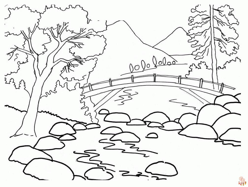 Scenic Coloring Pages