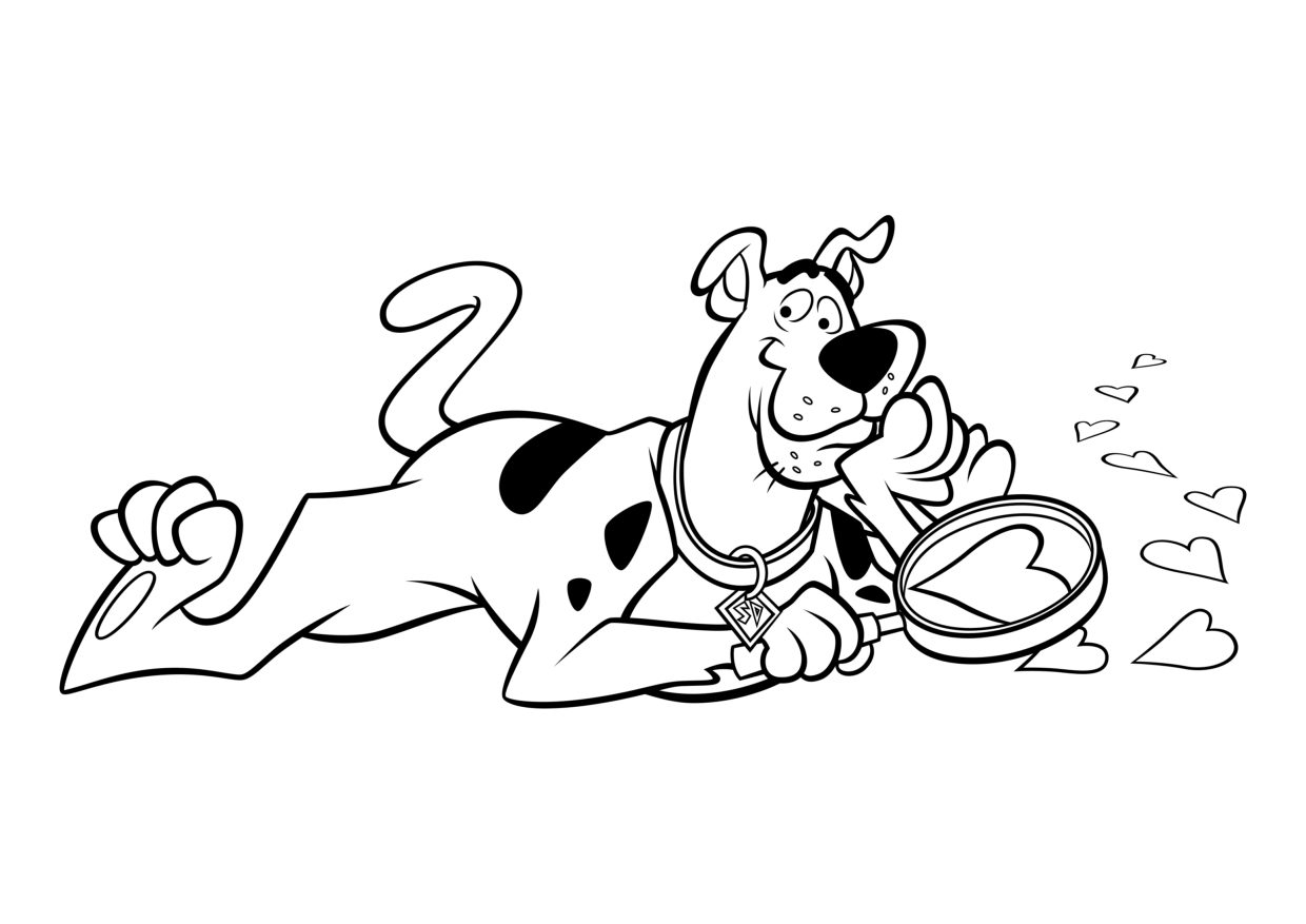 Free Scooby Doo Coloring Pages Printable and Easy Coloring Sheets