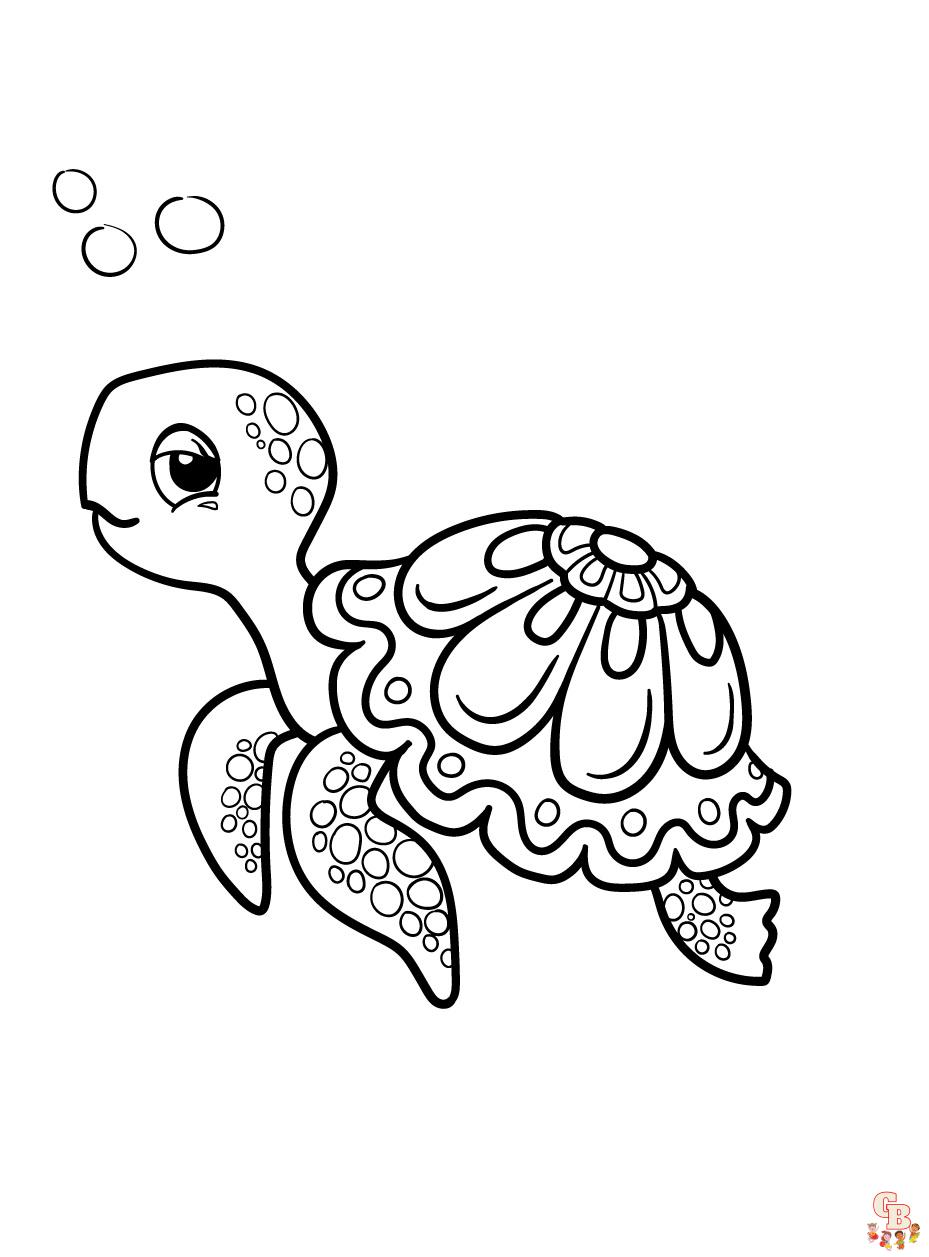 Sea Creatures Coloring Pages 9