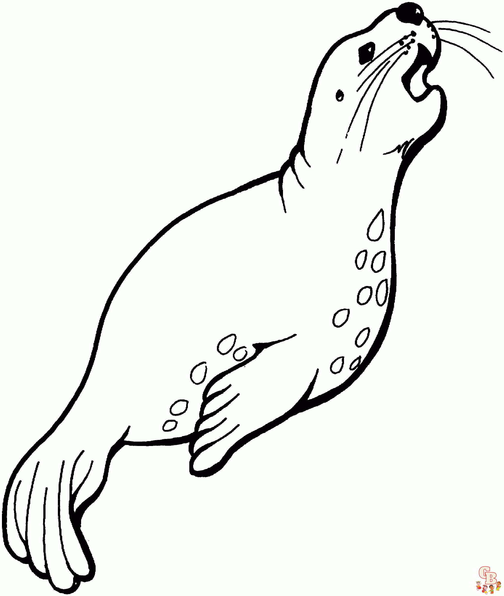 Seal Coloring Pages 1
