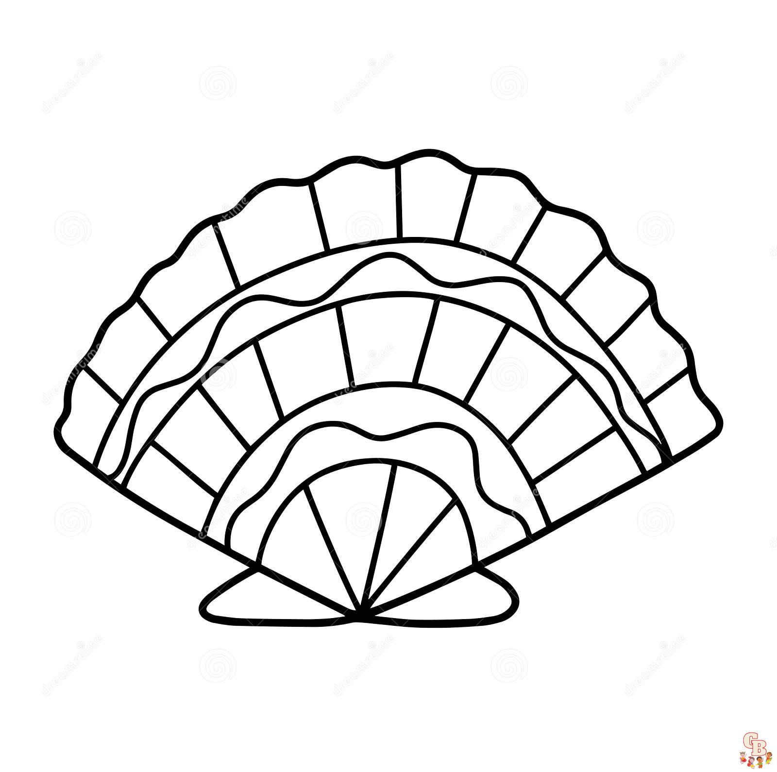 Seashell Coloring Pages 3