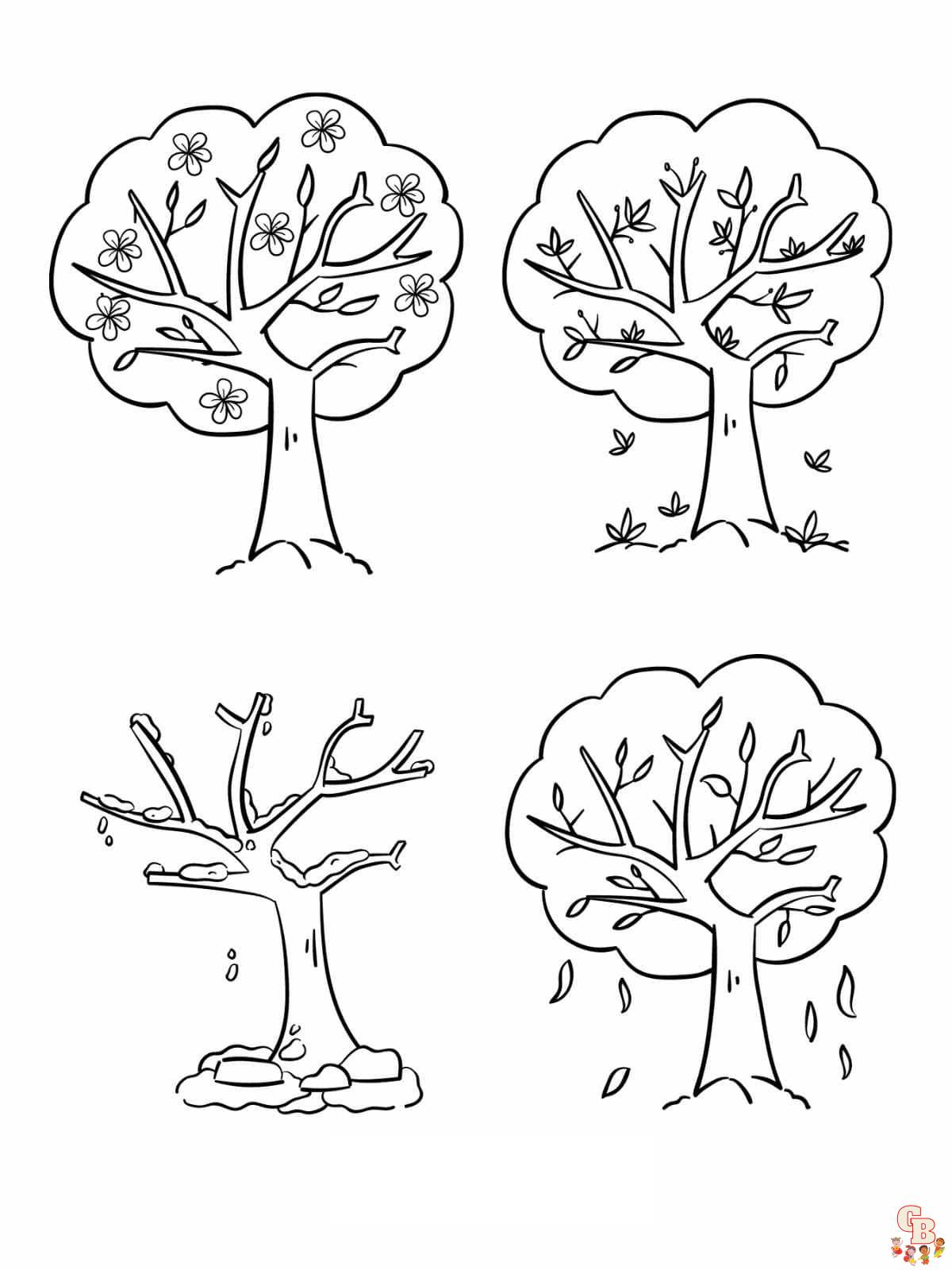 Seasons Coloring Pages 8