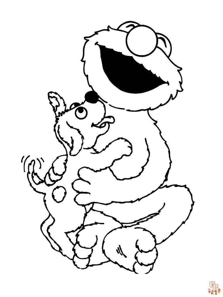 Sesame Street Coloring Pages 2