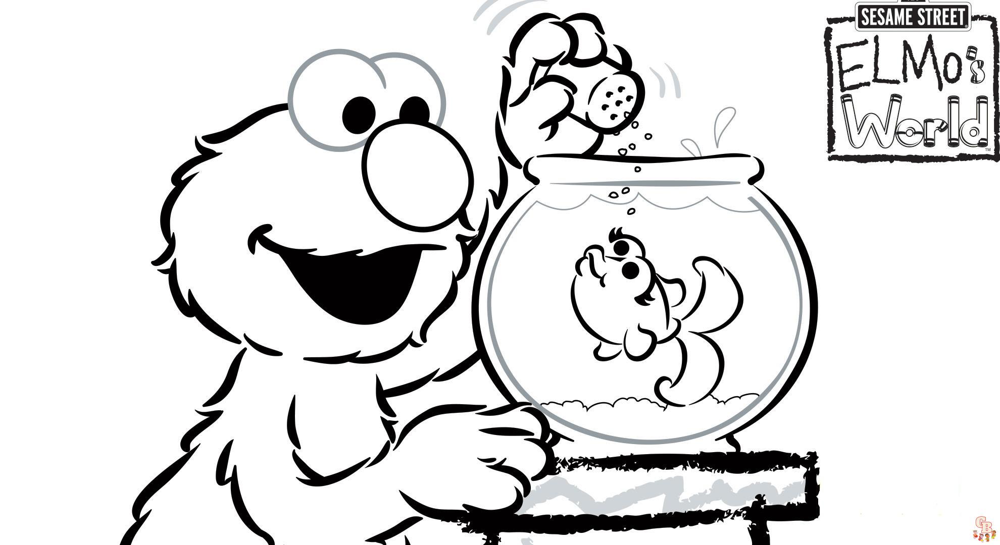 Sesame Street Coloring Pages 4