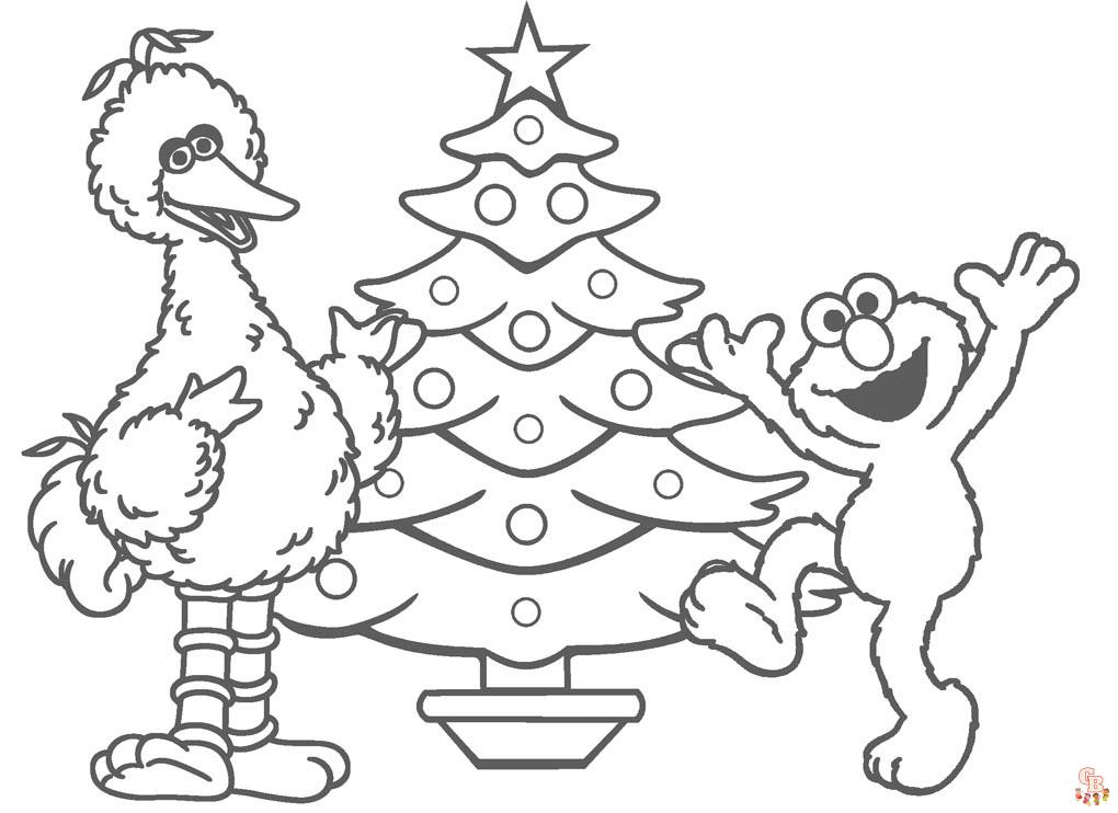 Sesame Street Coloring Pages 6