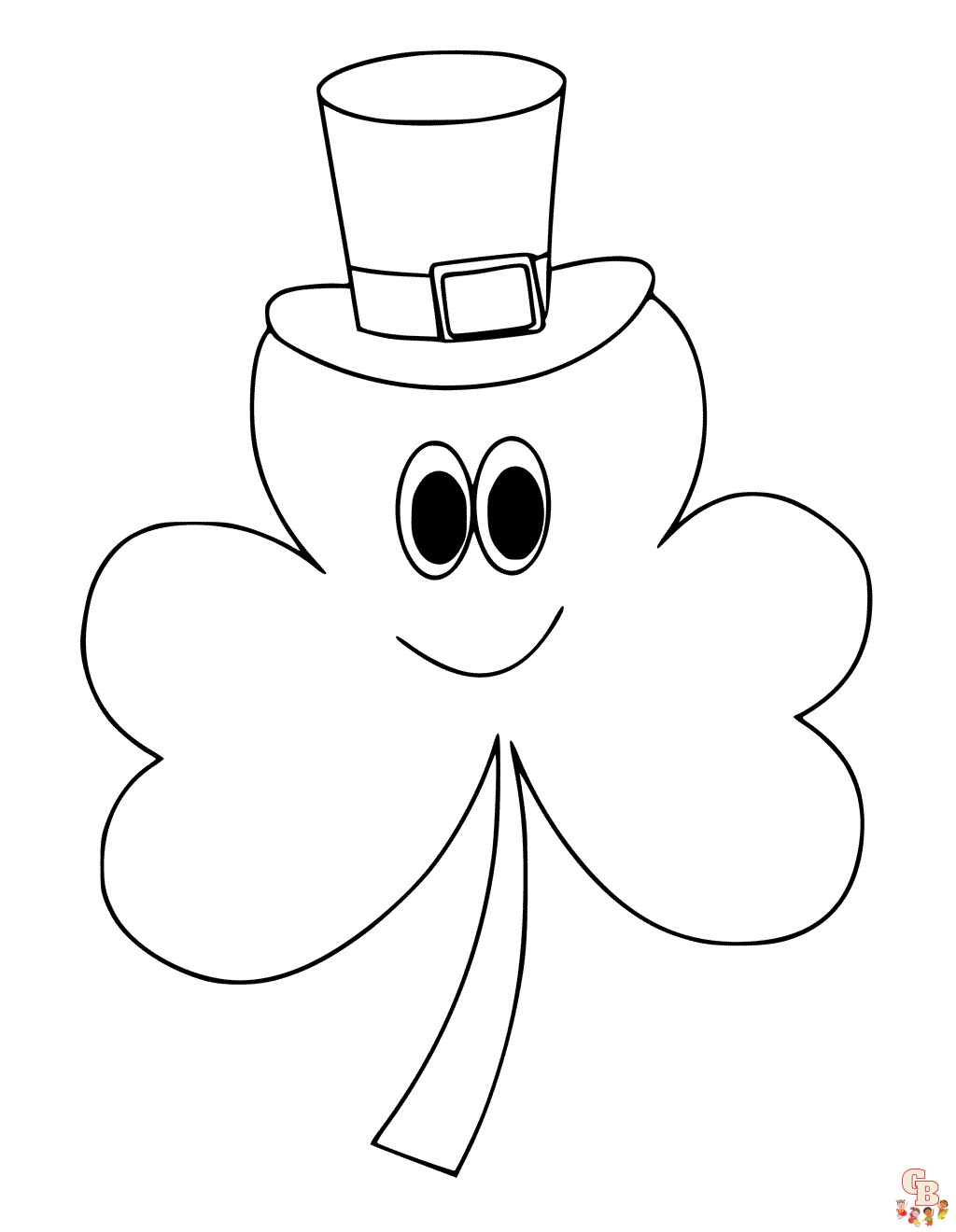 Shamrock Coloring Pages02