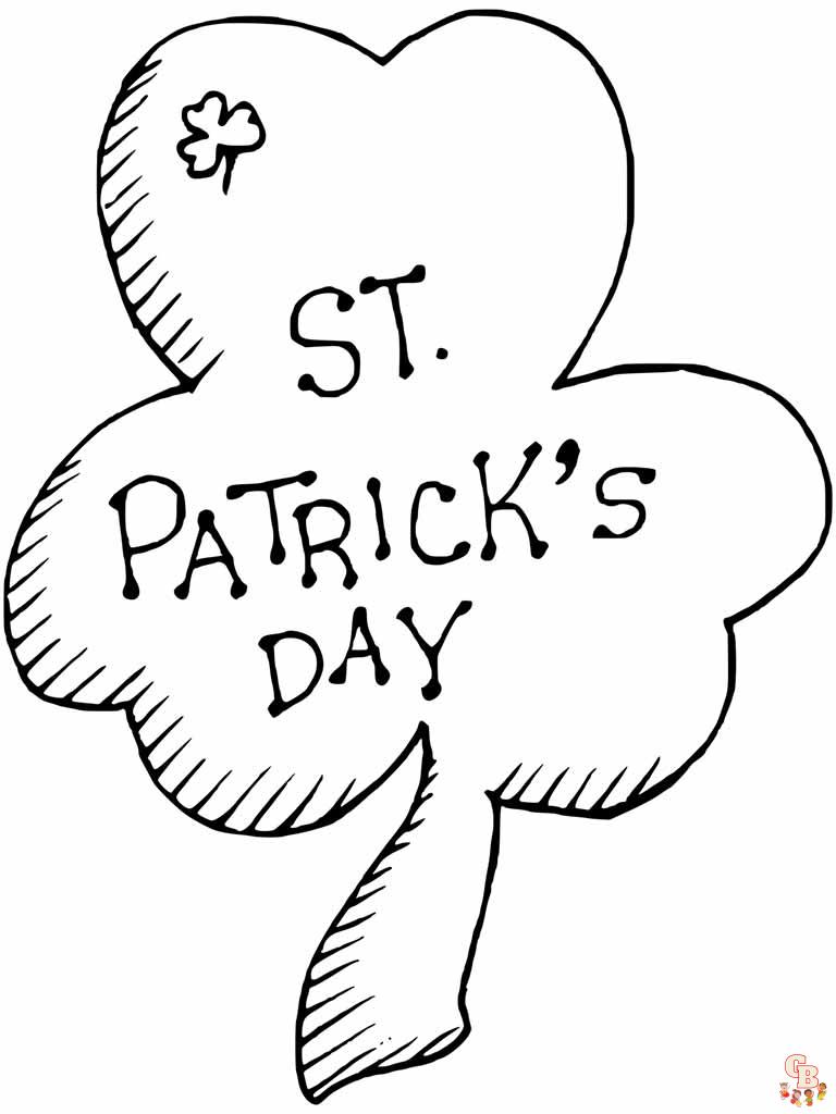 Shamrock Coloring Pages09