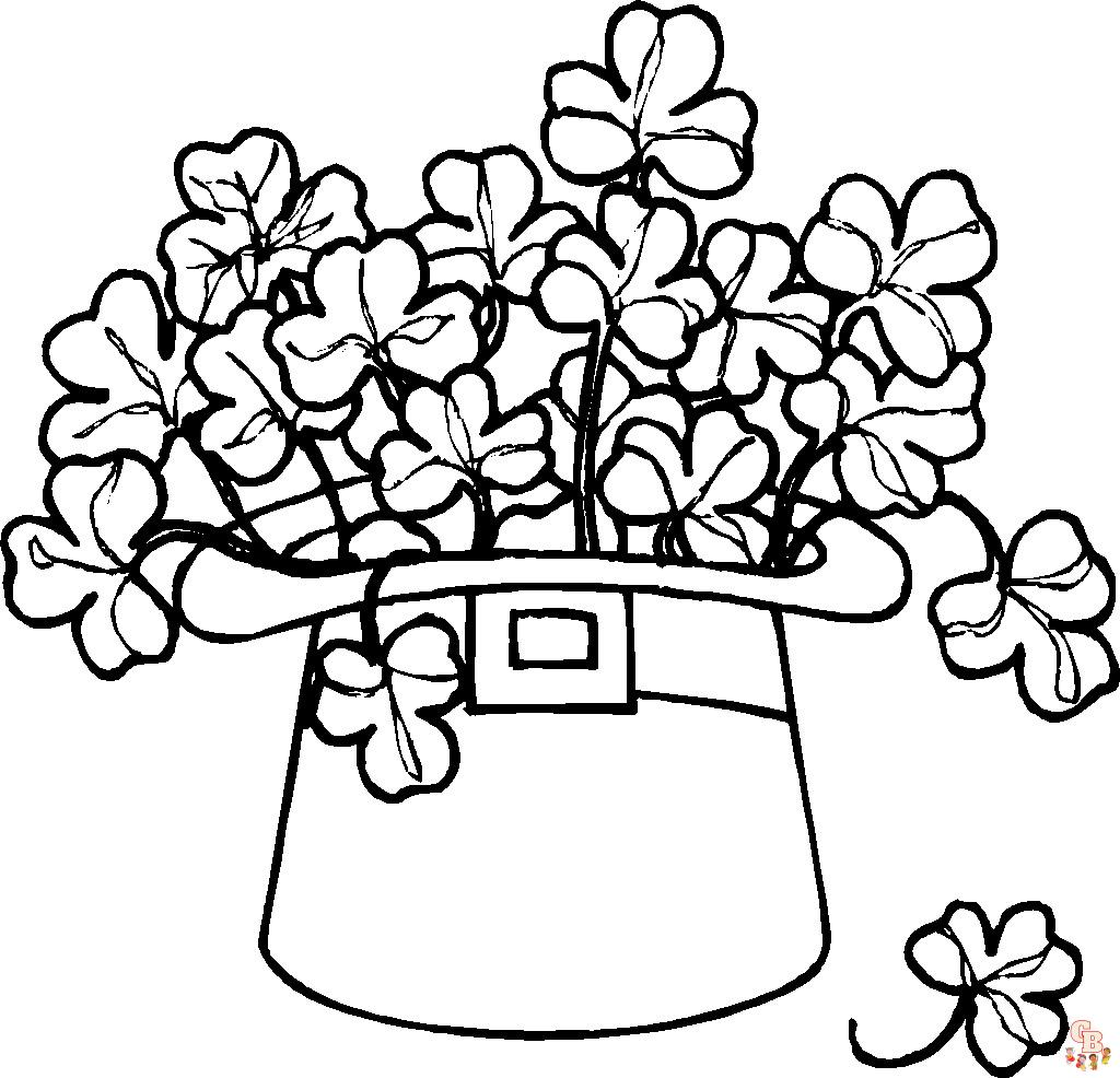 Shamrock Coloring Pages11