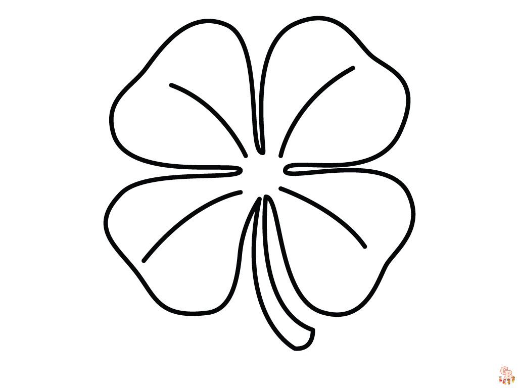 Shamrock Coloring Pages14