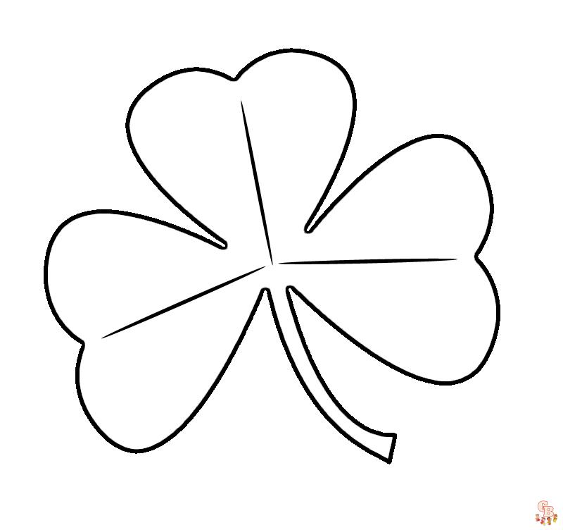 Shamrock Coloring Pages15