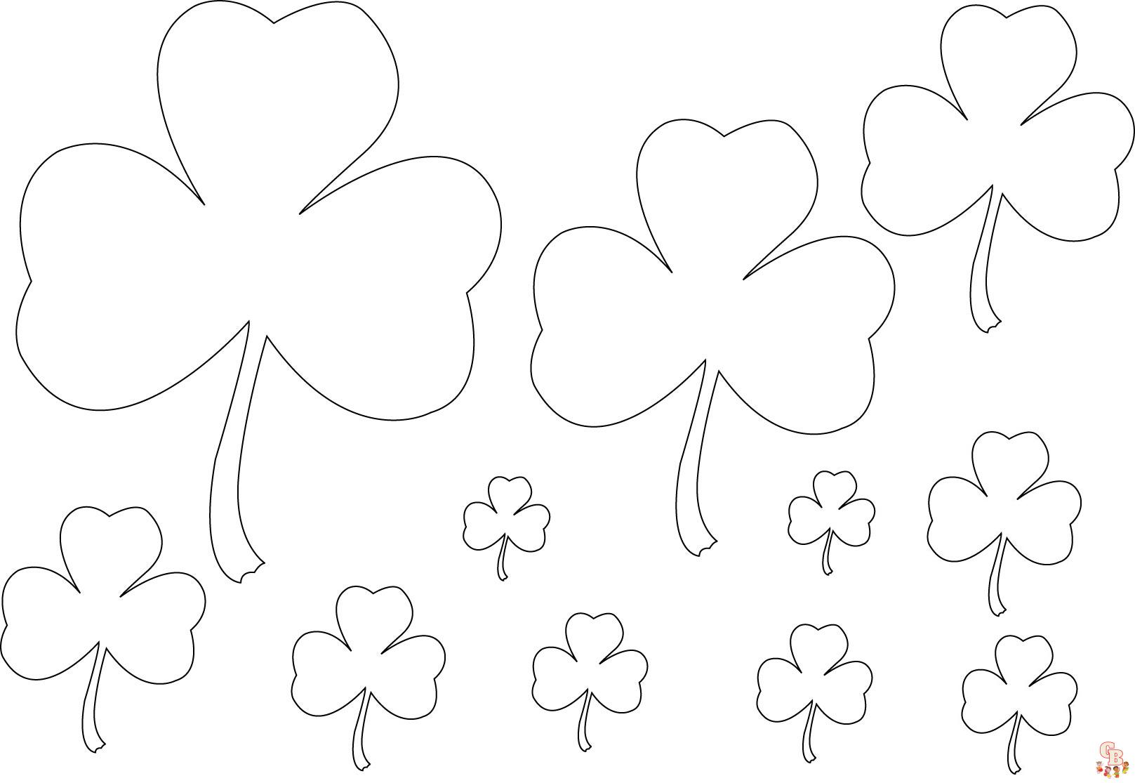 Shamrock Coloring Pages16