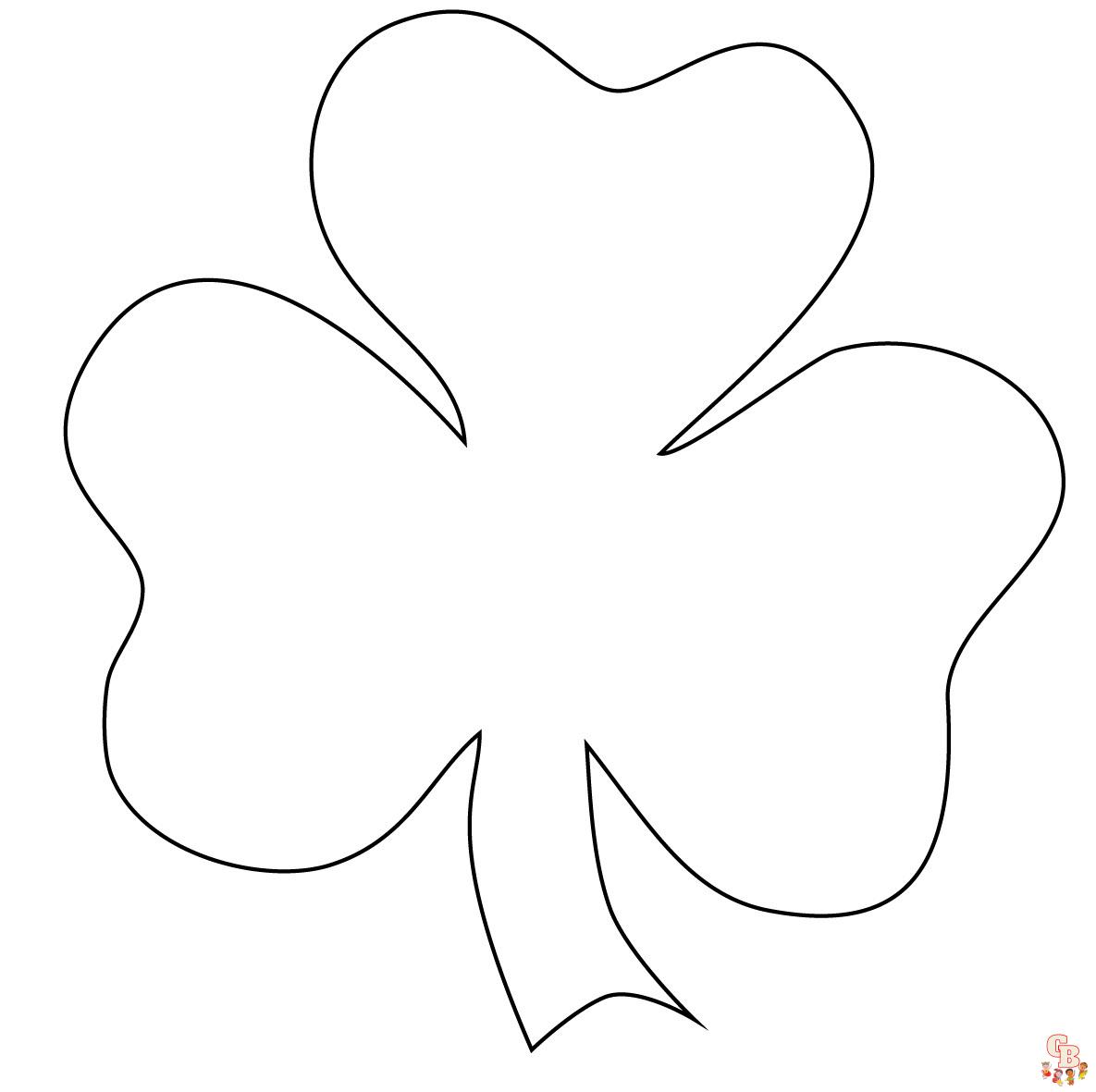 Shamrock Coloring Pages17