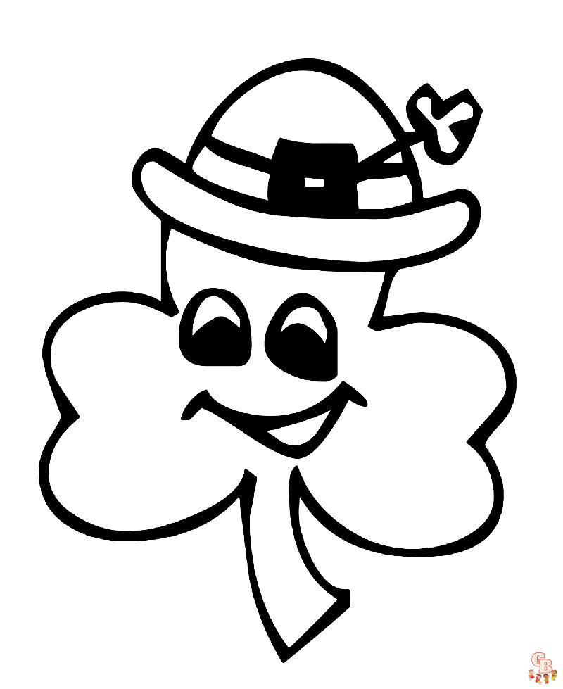 Shamrock Coloring Pages18