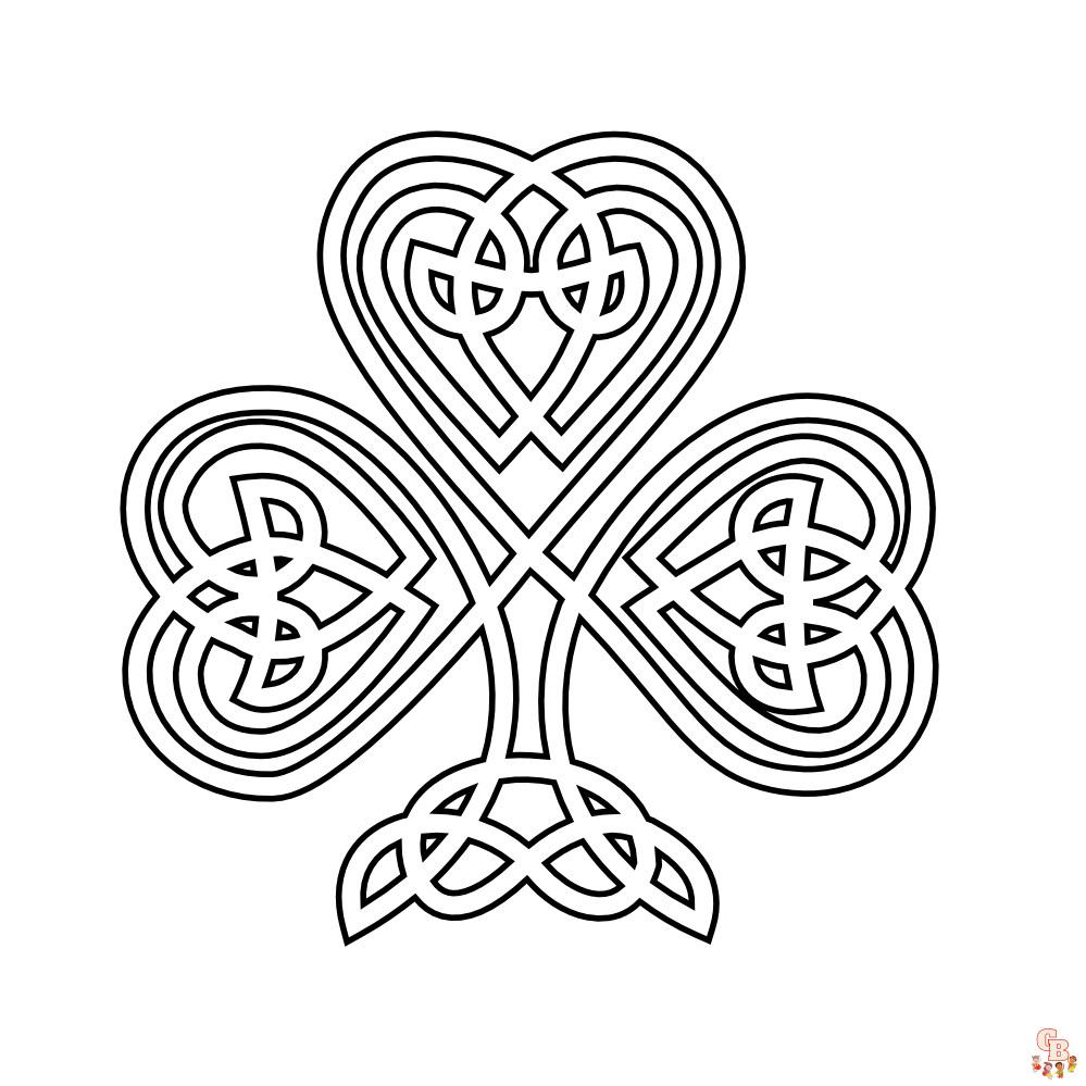 Shamrock Coloring Pages19
