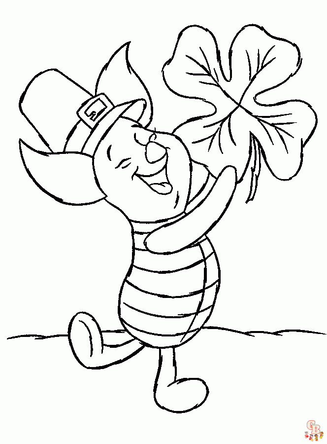 Shamrock Coloring Pages22