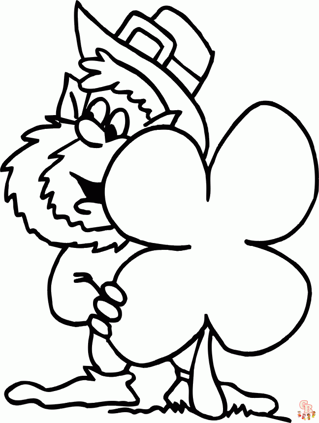 Shamrock Coloring Pages23