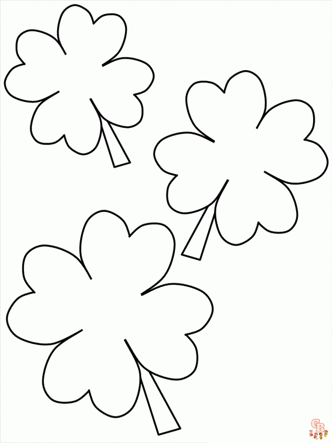 Shamrock Coloring Pages24