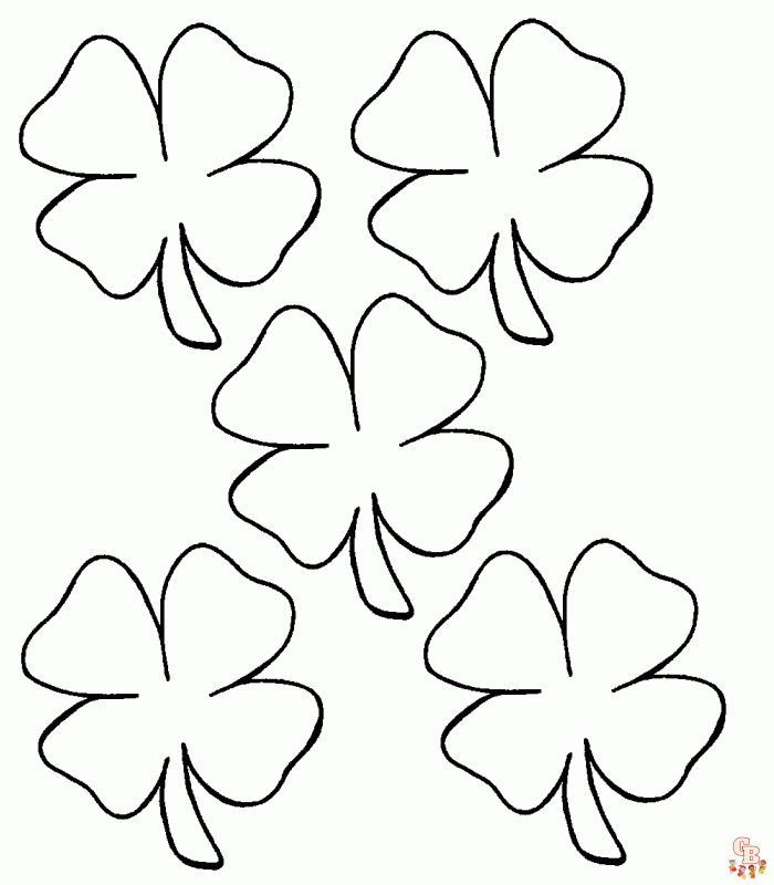 Shamrock Coloring Pages25