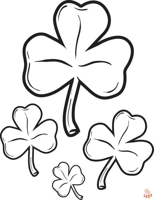 Shamrock Coloring Pages29